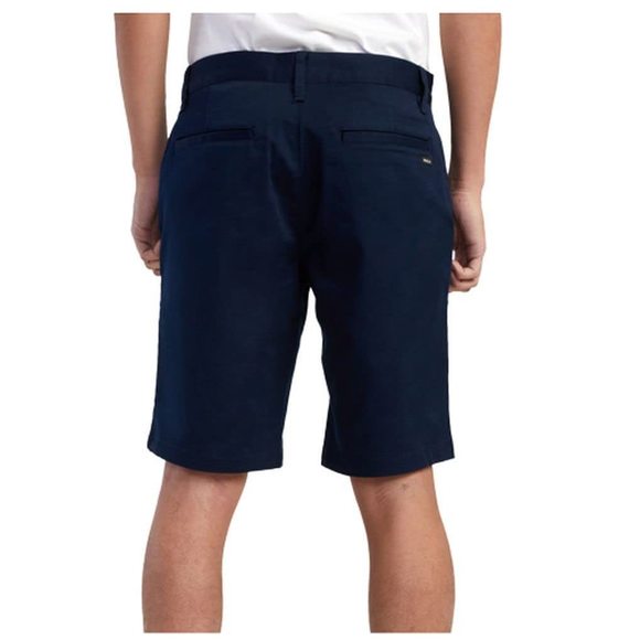 RVCA Men's The Week-End Classic Length Shorts Navy Marine Waist 28 - Picture 3 of 9